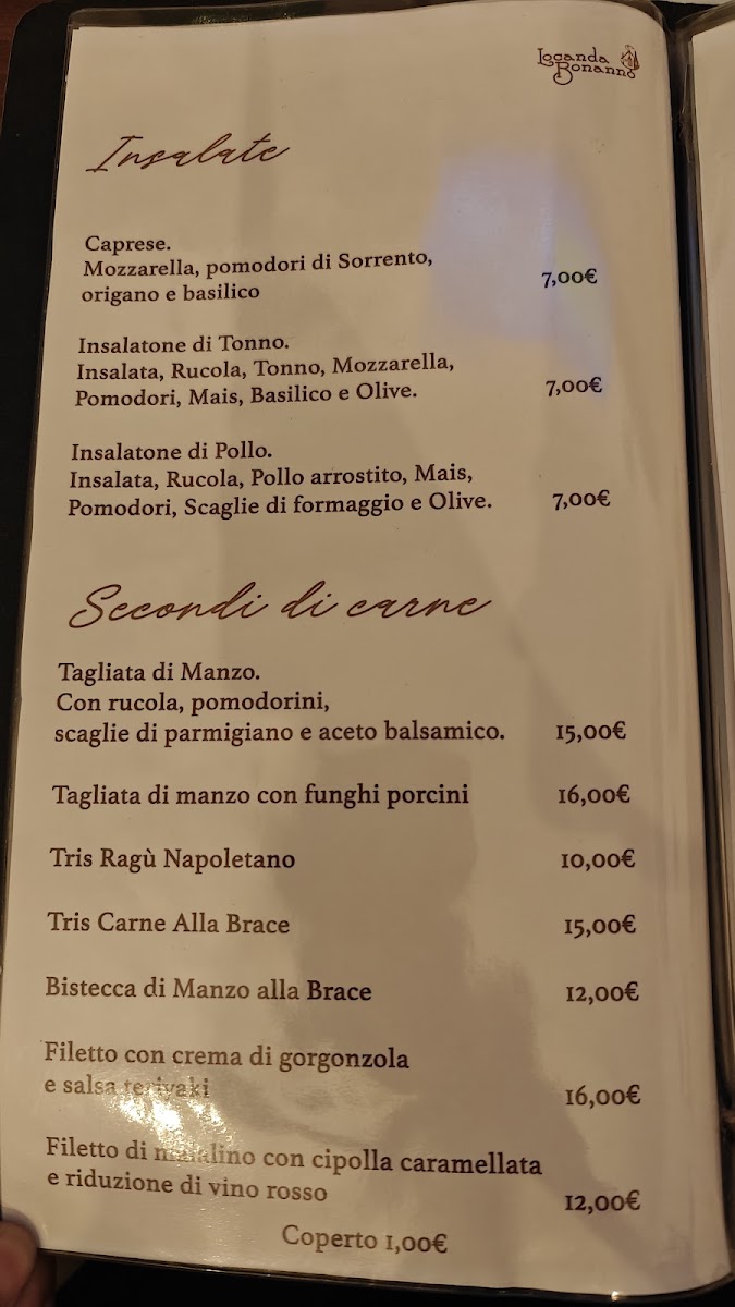 Locanda Bonanno Photo Menu 1