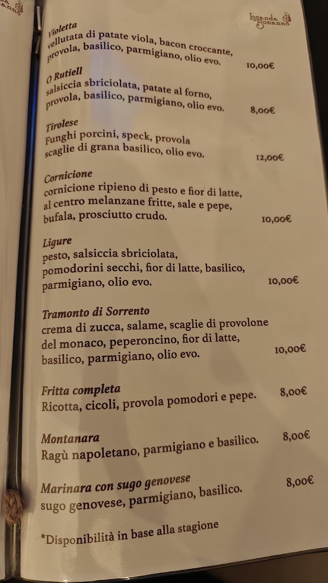 Locanda Bonanno Photo Menu 3