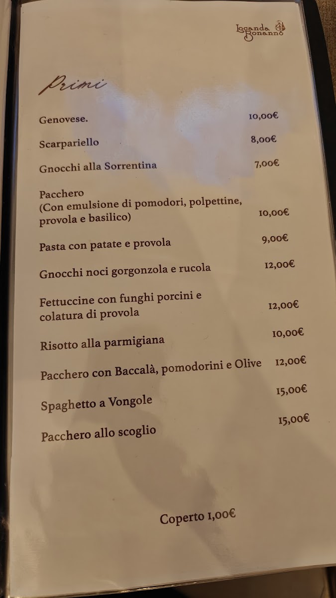 Locanda Bonanno Photo Menu 5
