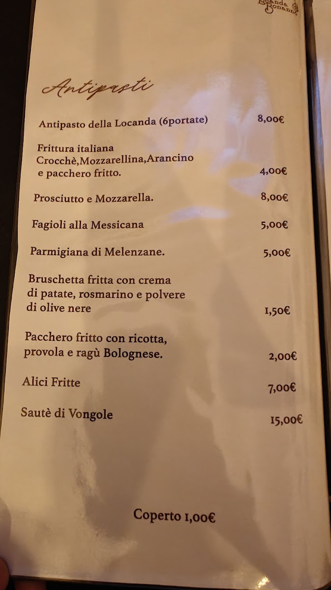 Locanda Bonanno Photo Menu 8