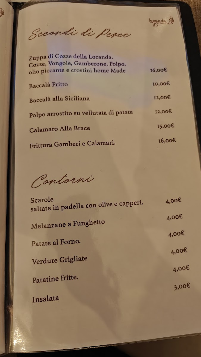 Locanda Bonanno Photo Menu 9