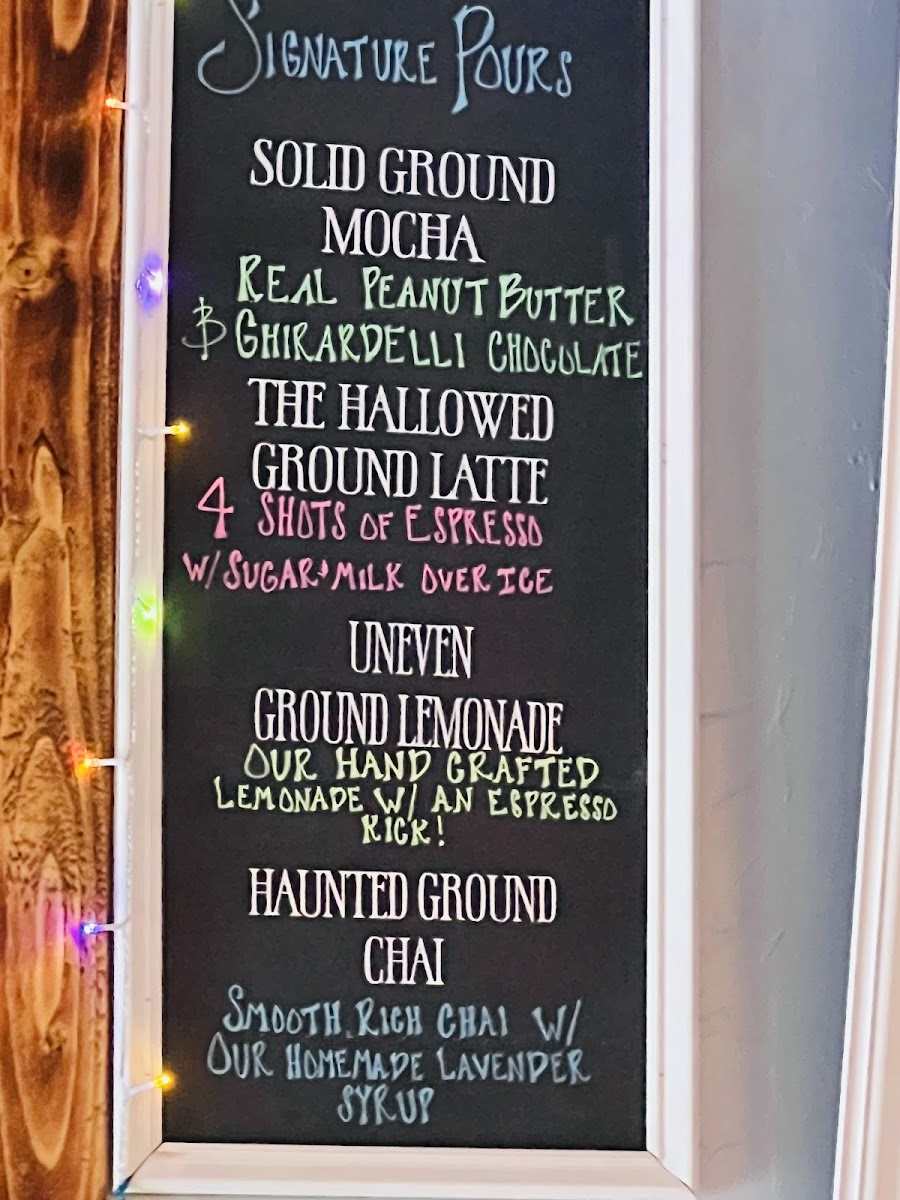 Hallowed Grounds Coffee Co. Photo Menu 4