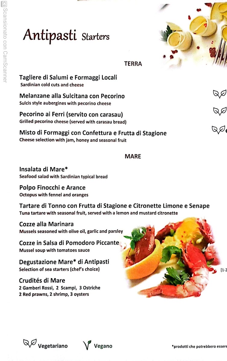 DELIA RISTORANTE PIZZERIA VILLASIMIUS Photo Menu 6