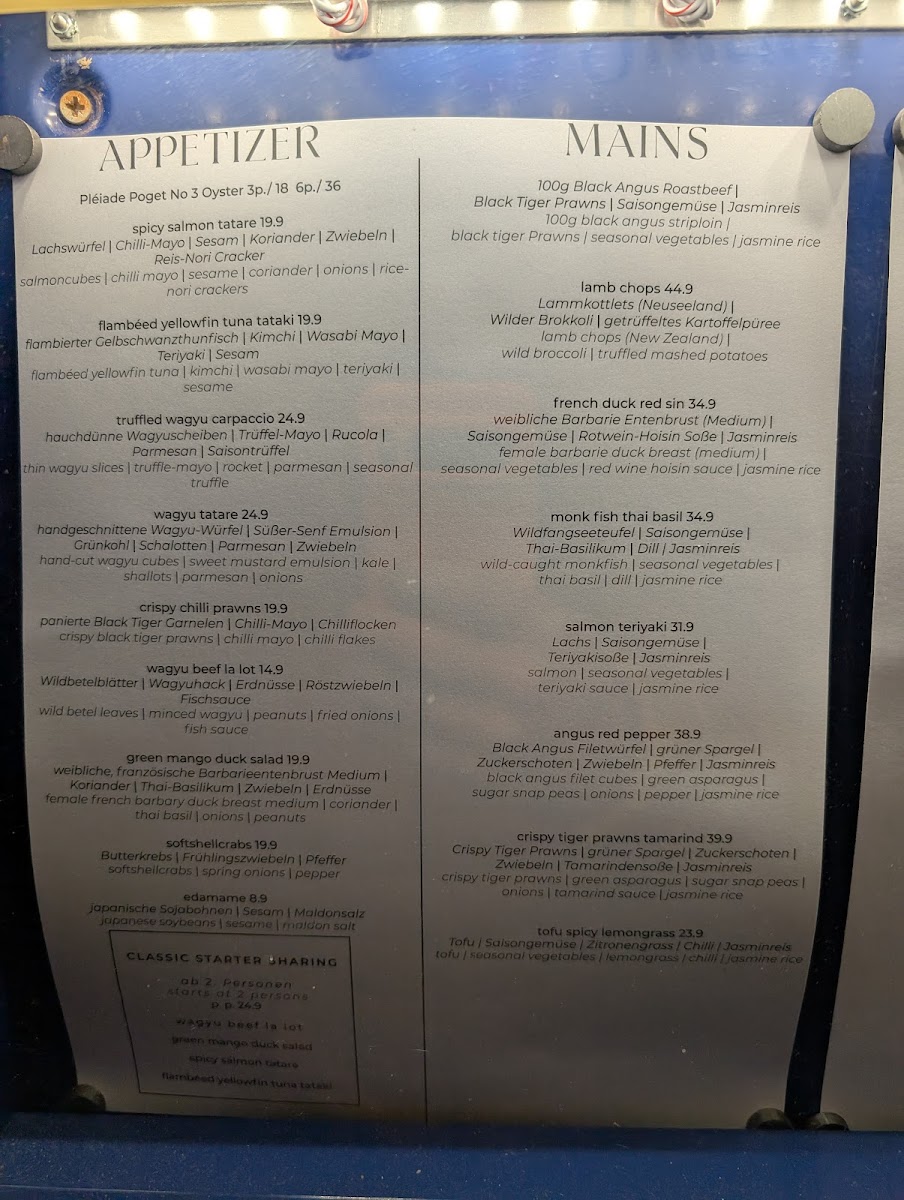 SANJI'S Steak, Grill & Bar Photo Menu 3