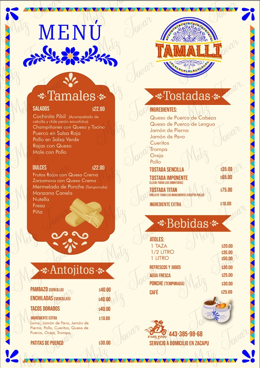 Tamalli Photo Menu 1
