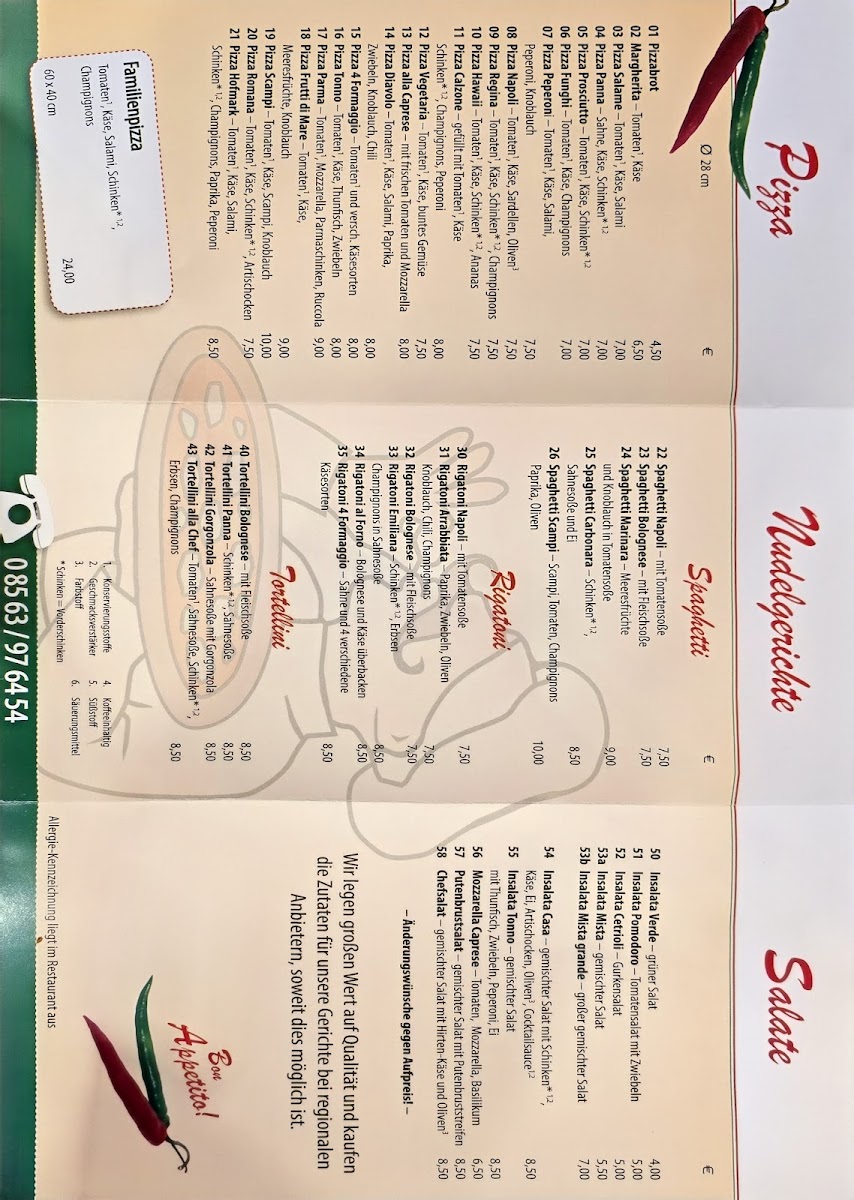 Hofmark Pizza Abholservice Photo Menu 8