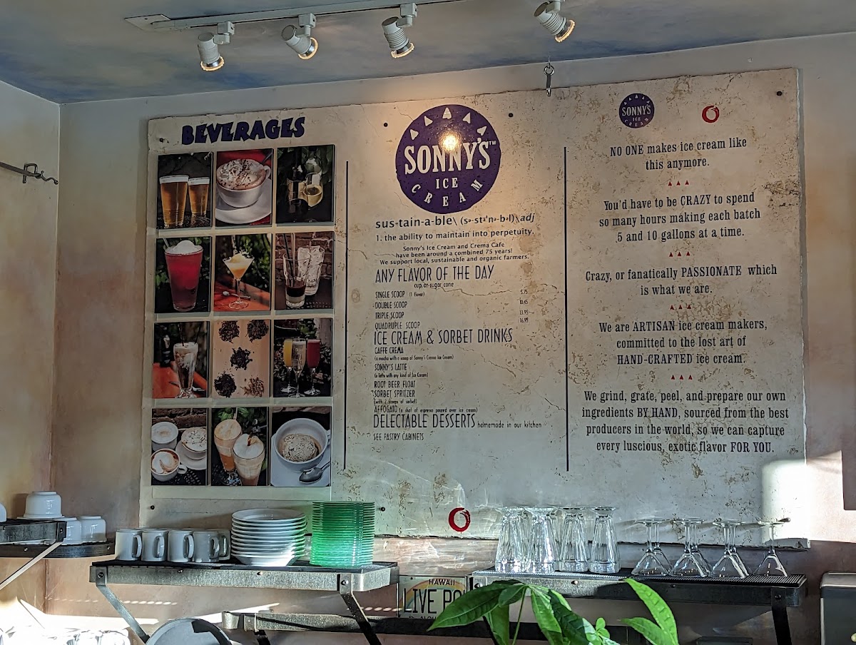 Sonny's Ice Cream Cafe Photo Menu 8