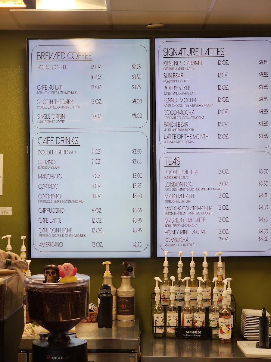Paper Fox Coffee Photo Menu 9