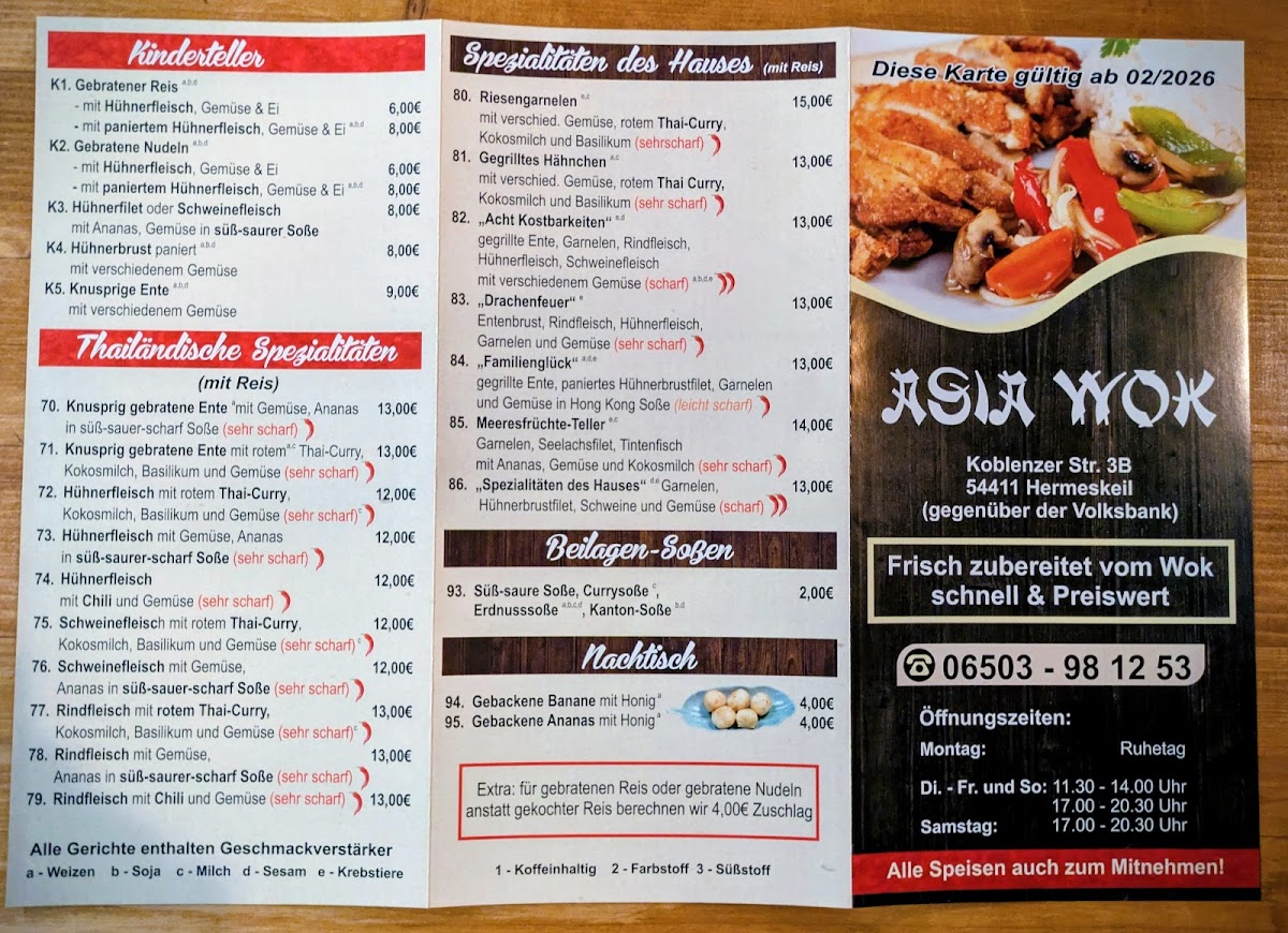 Asia Wok Imbiss Photo Menu 2