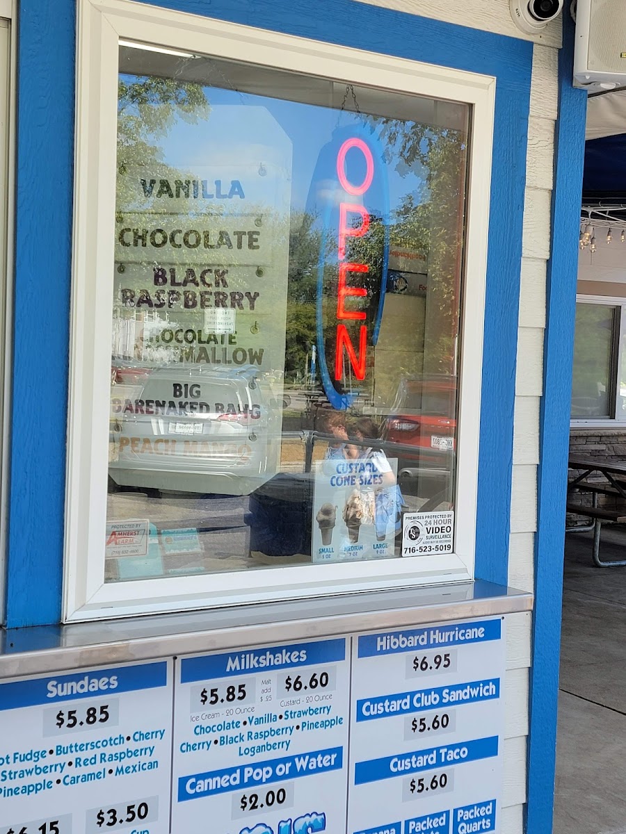Hibbard's Custard Photo Menu 3