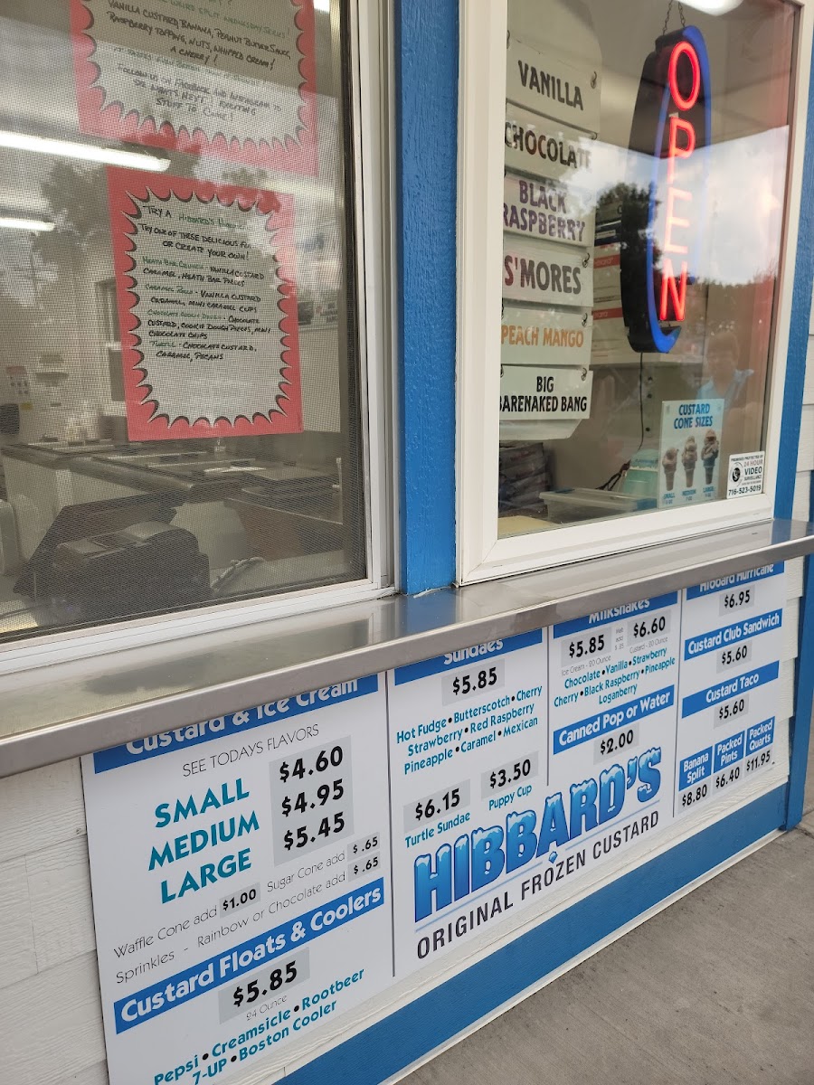 Hibbard's Custard Photo Menu 8