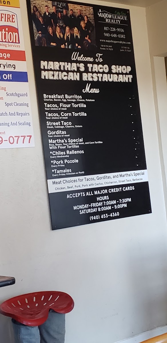 Martha's Taco Shop Mexican Restaurant Photo Menu 7