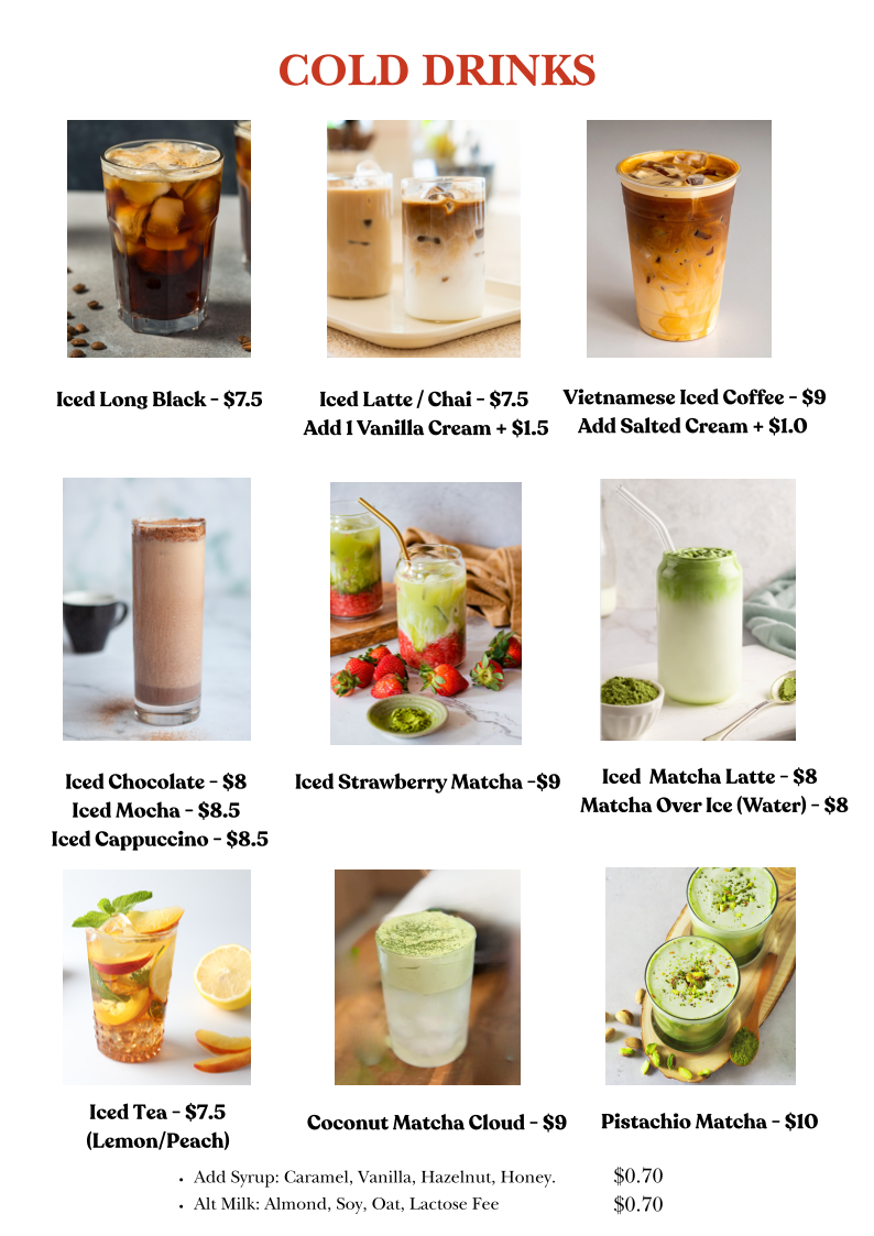 Milsons Cafe Photo Menu 10