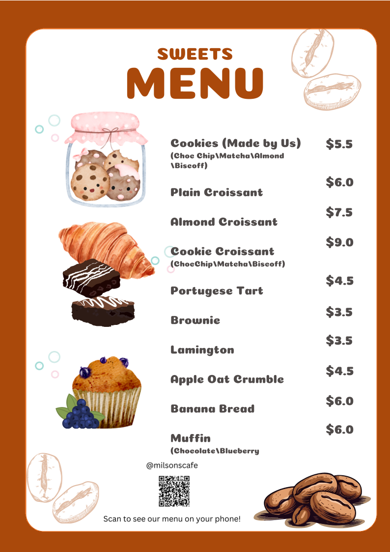 Milsons Cafe Photo Menu 8
