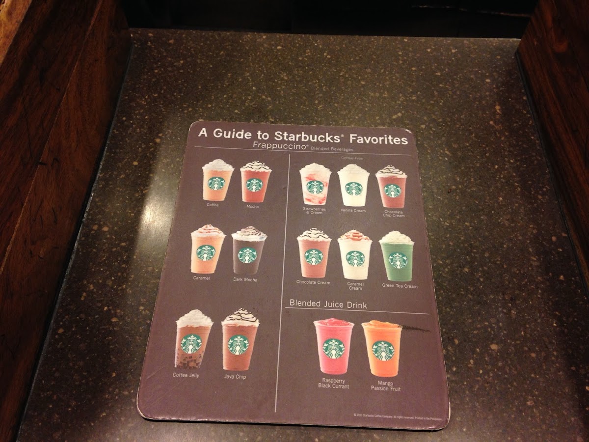 Starbucks Shangri−La Plaza Level 1 Photo Menu 8