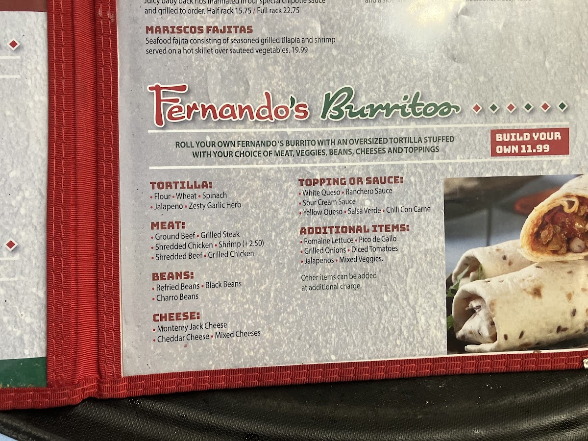 Fernando’s Mexican Grill Photo Menu 8
