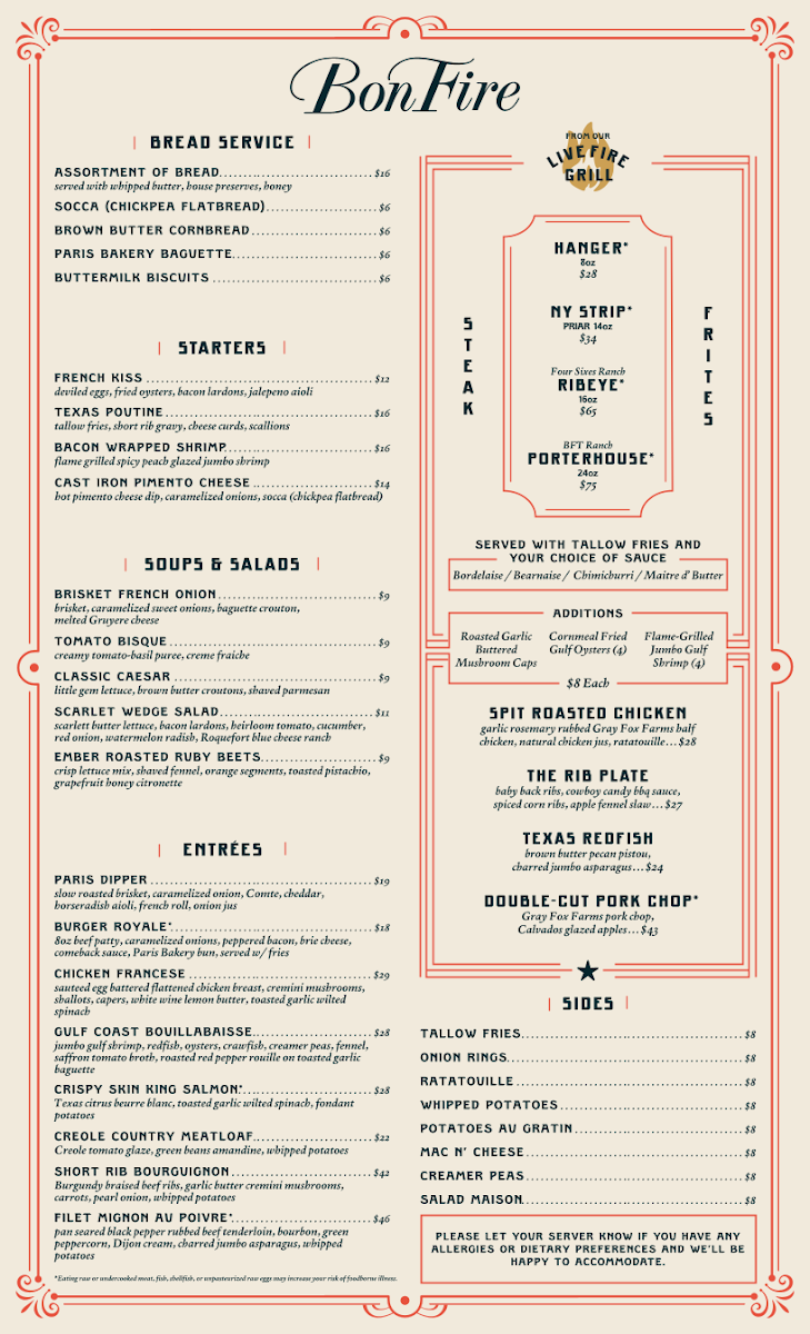 BonFire Photo Menu 4