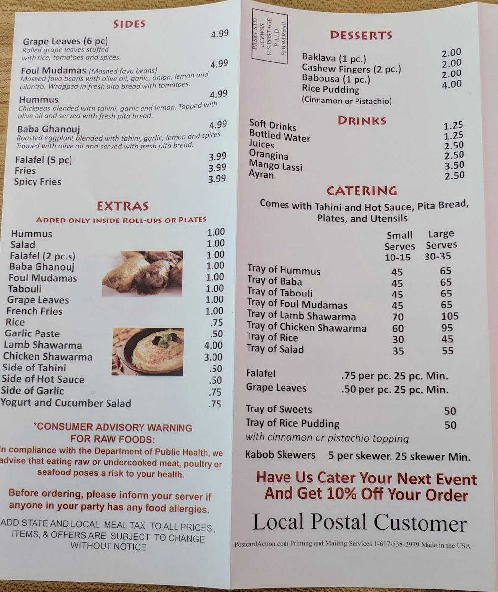 Sams Falafel & Shawarma Photo Menu 8