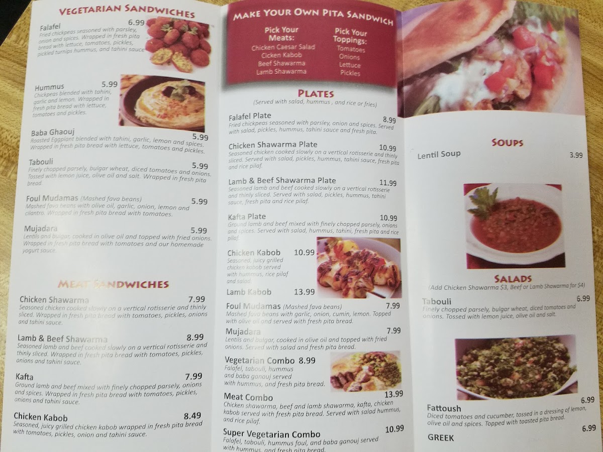 Sams Falafel & Shawarma Photo Menu 9