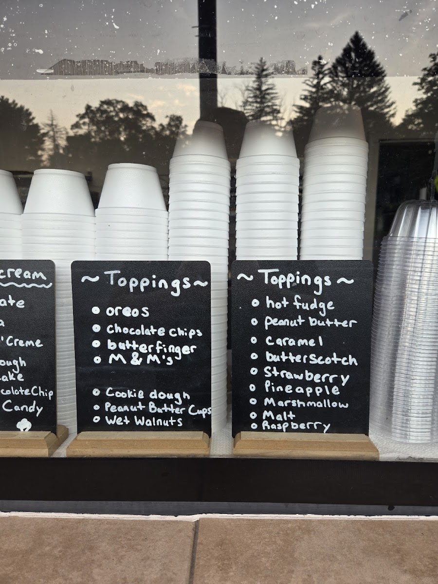 Jimmy's Ice Cream Photo Menu 2