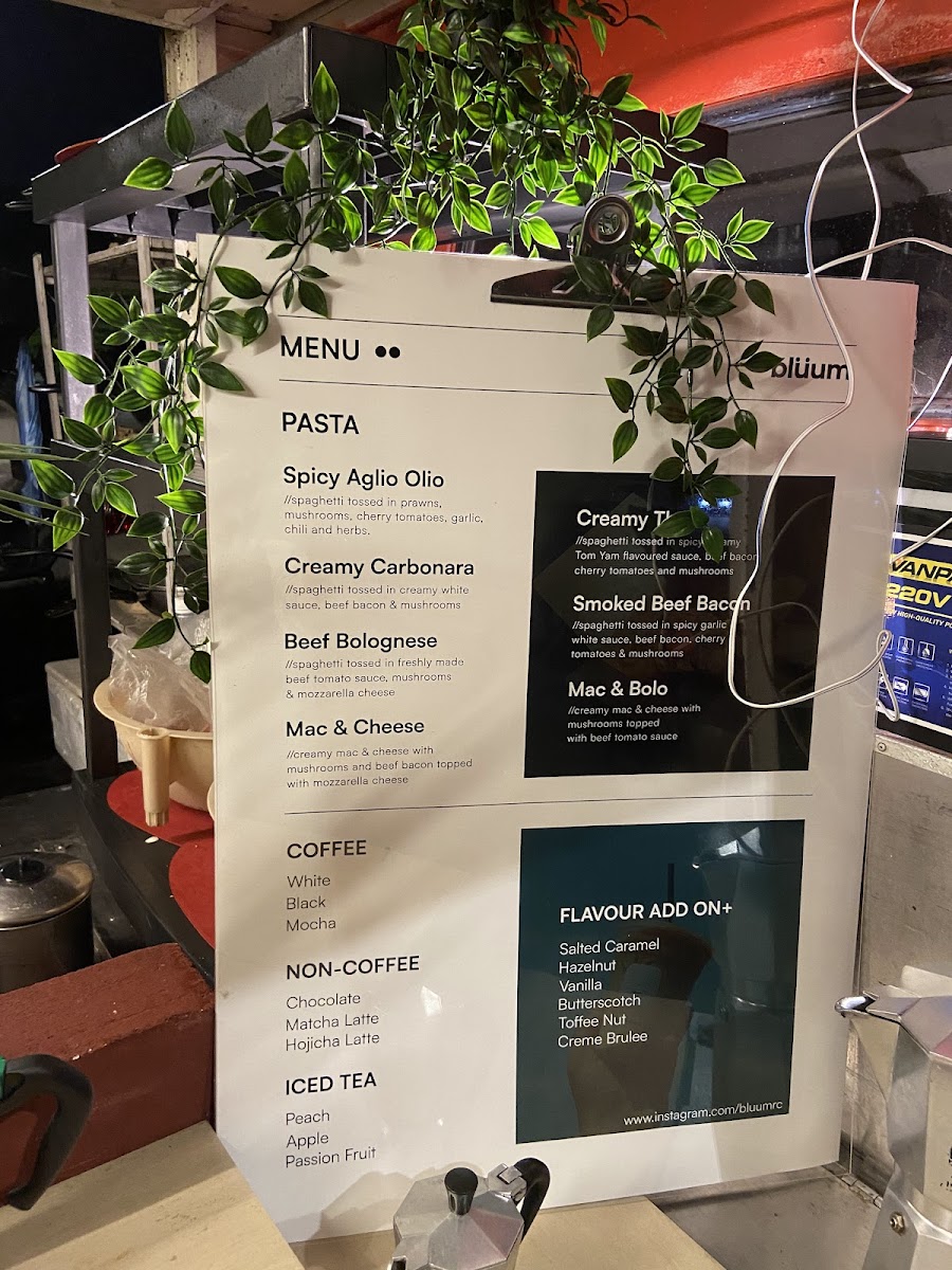 Bluum Mobile Cafe Kosas Photo Menu 1