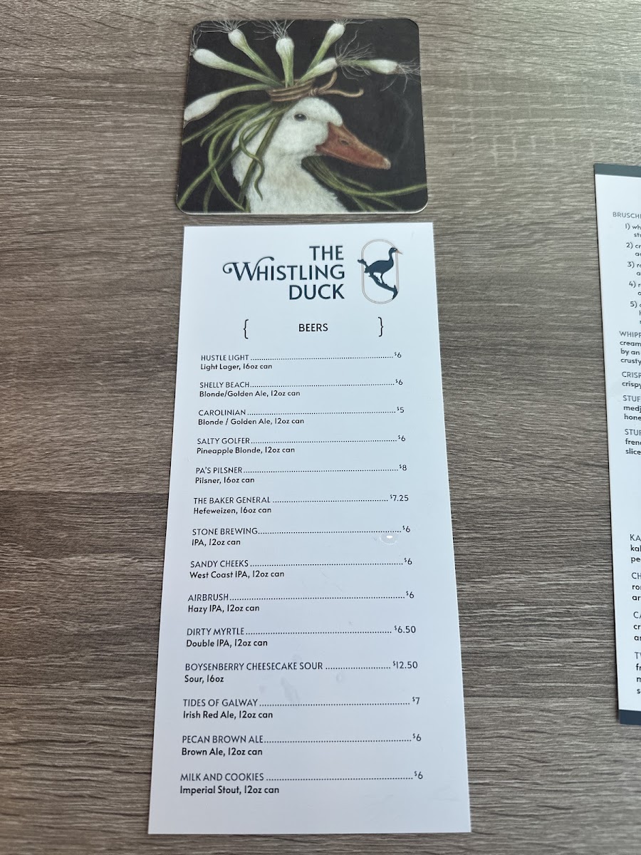 The Whistling Duck Photo Menu 8