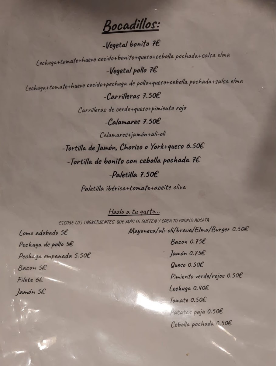 Elma Taberna Jatetxea Photo Menu 2