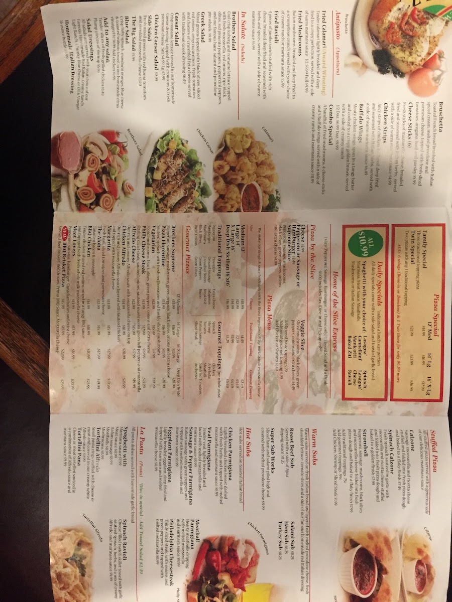 Primo Brothers Pizza Photo Menu 5