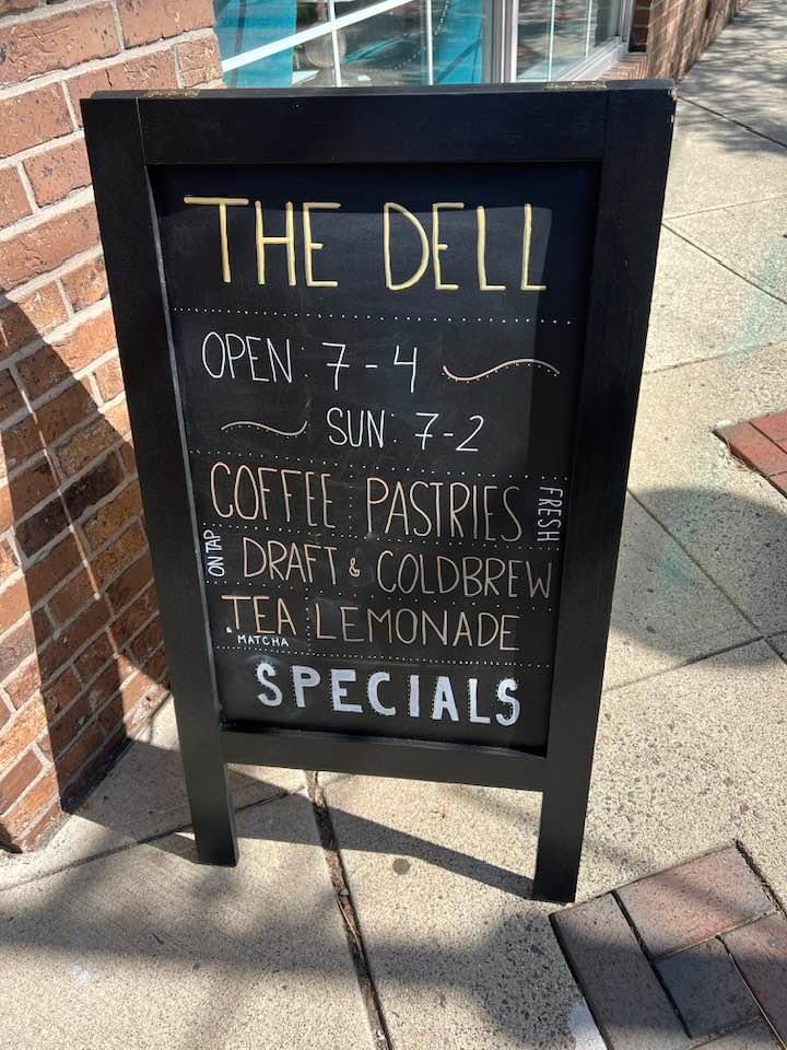 The Dell Coffee Co Photo Menu 2