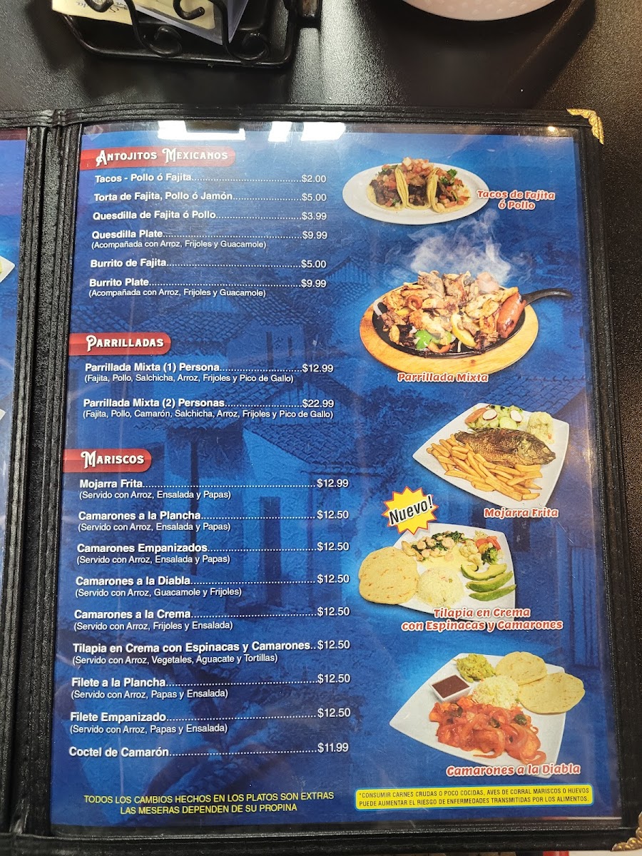 El Pulgarcito Photo Menu 6