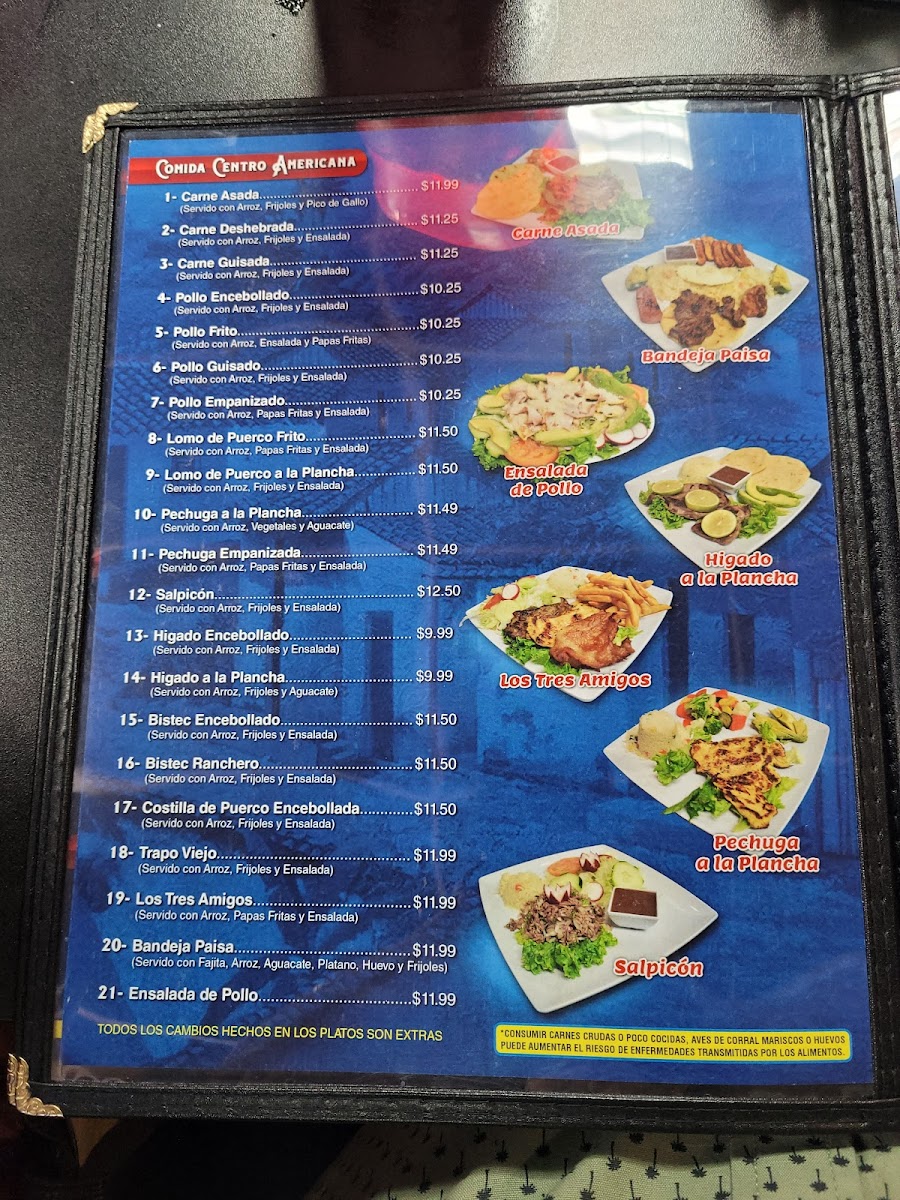 El Pulgarcito Photo Menu 7