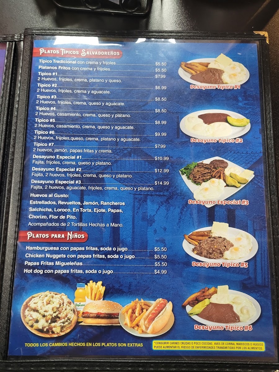 El Pulgarcito Photo Menu 8