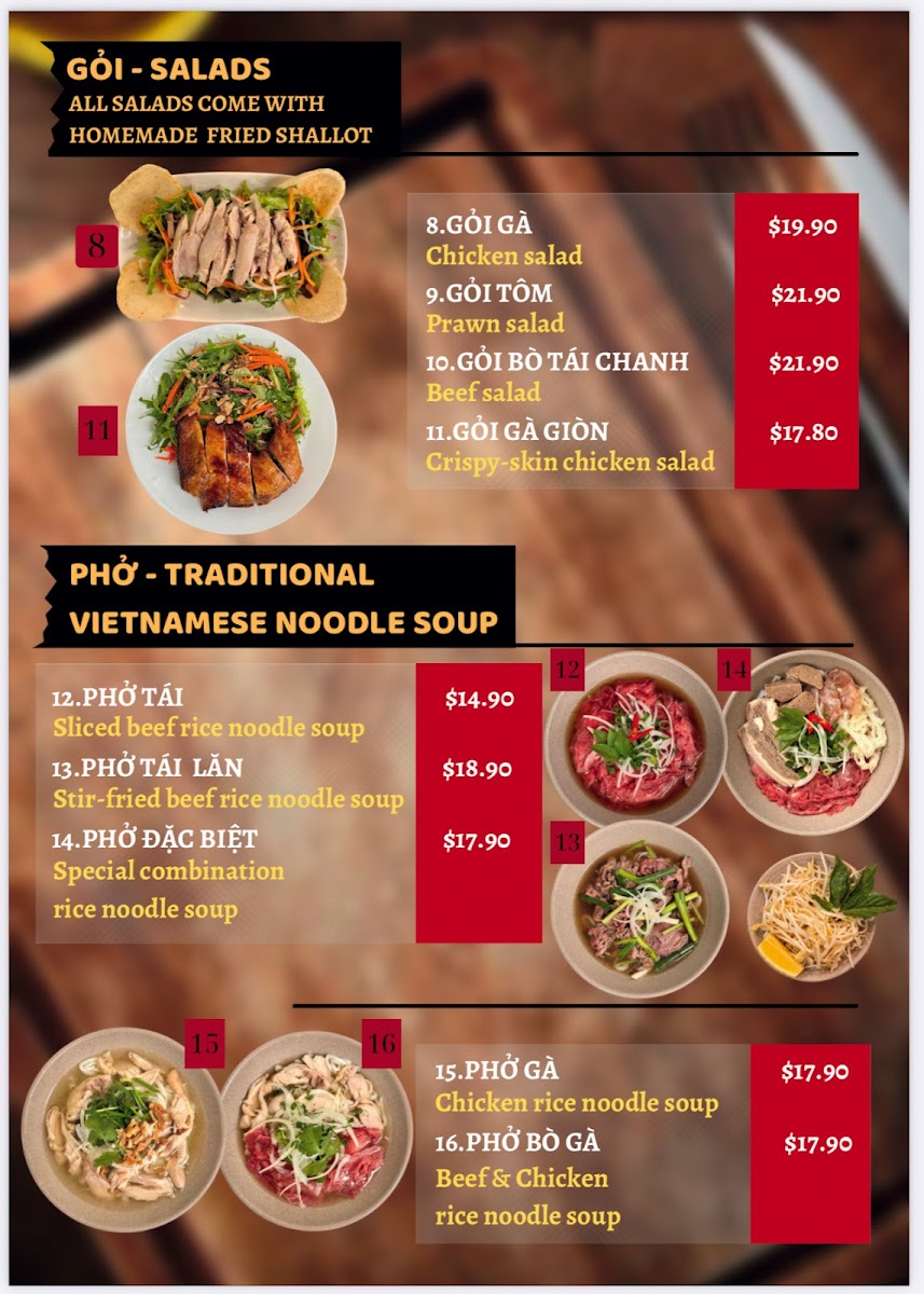 Huong Giang Marrickville Photo Menu 8