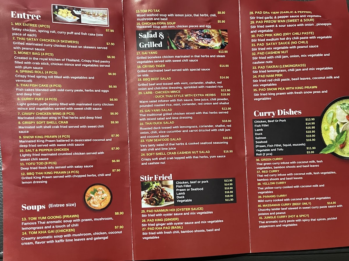 Betong Thai Restaurant Photo Menu 1