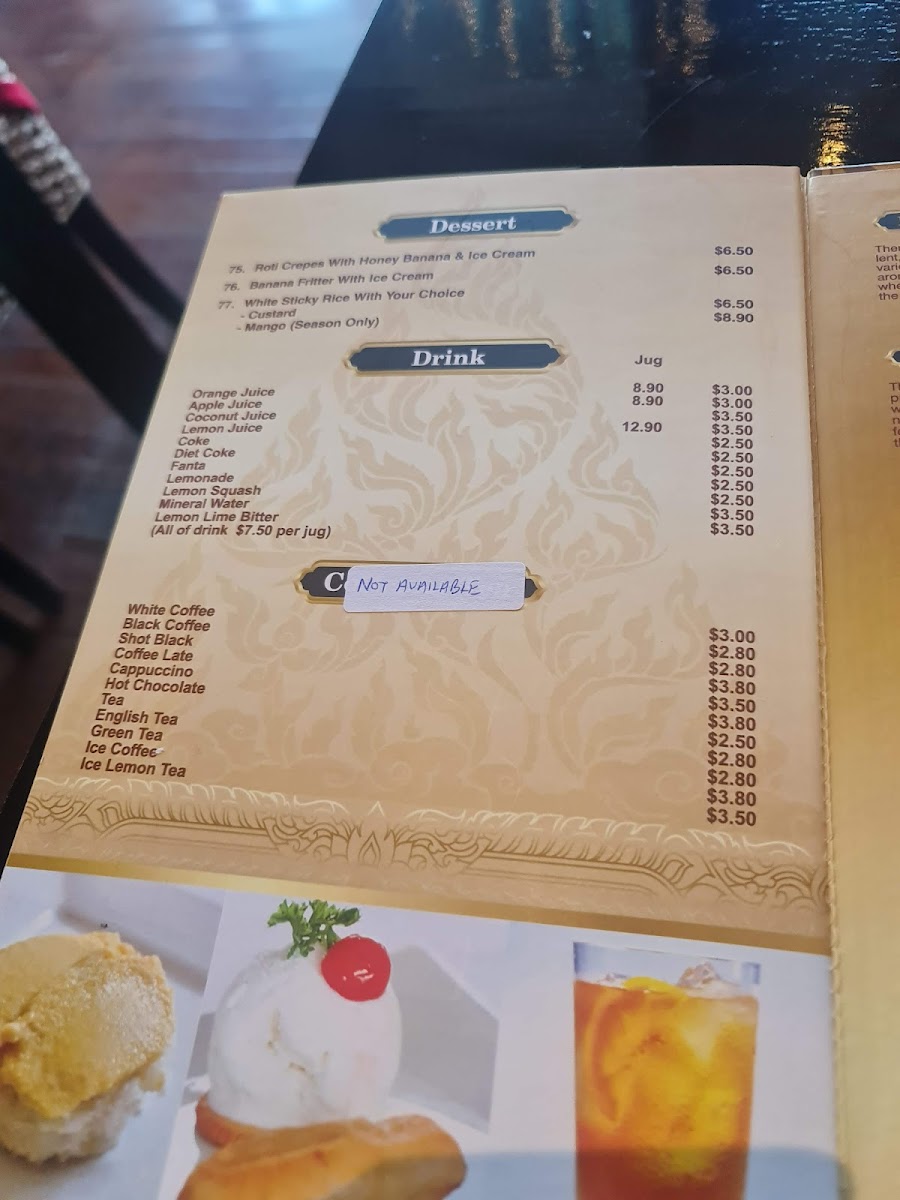 Betong Thai Restaurant Photo Menu 4