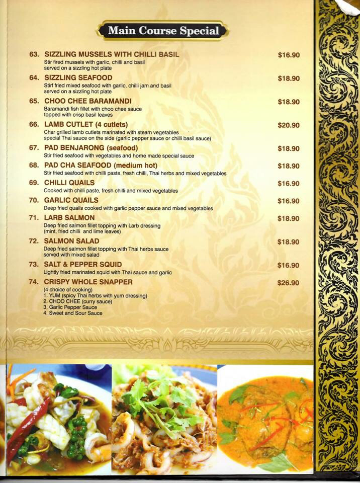 Betong Thai Restaurant Photo Menu 8