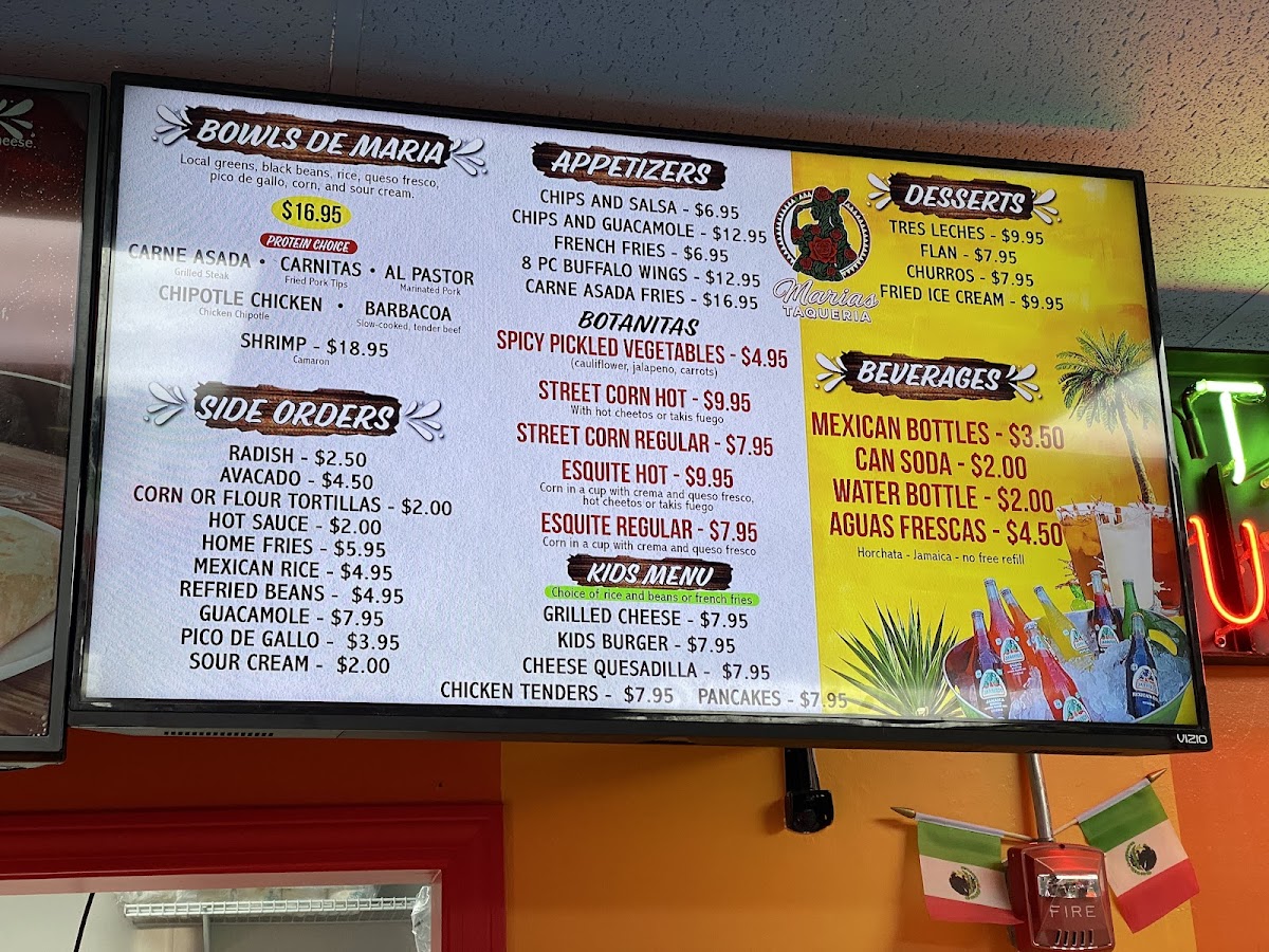 Marias Taqueria Photo Menu 7