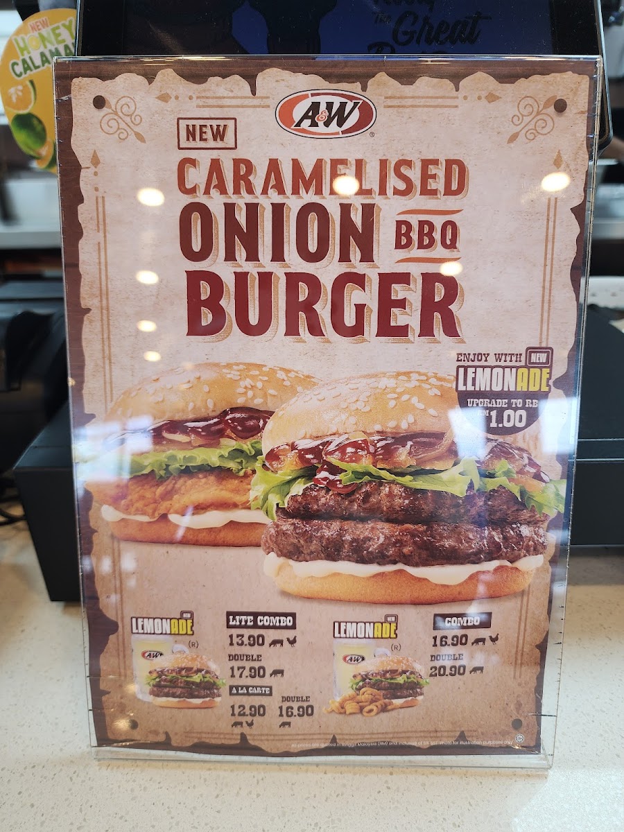 A&W Batu Kawan DT Photo Menu 4