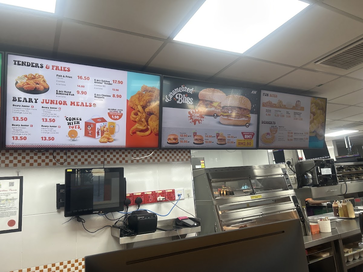 A&W Batu Kawan DT Photo Menu 6