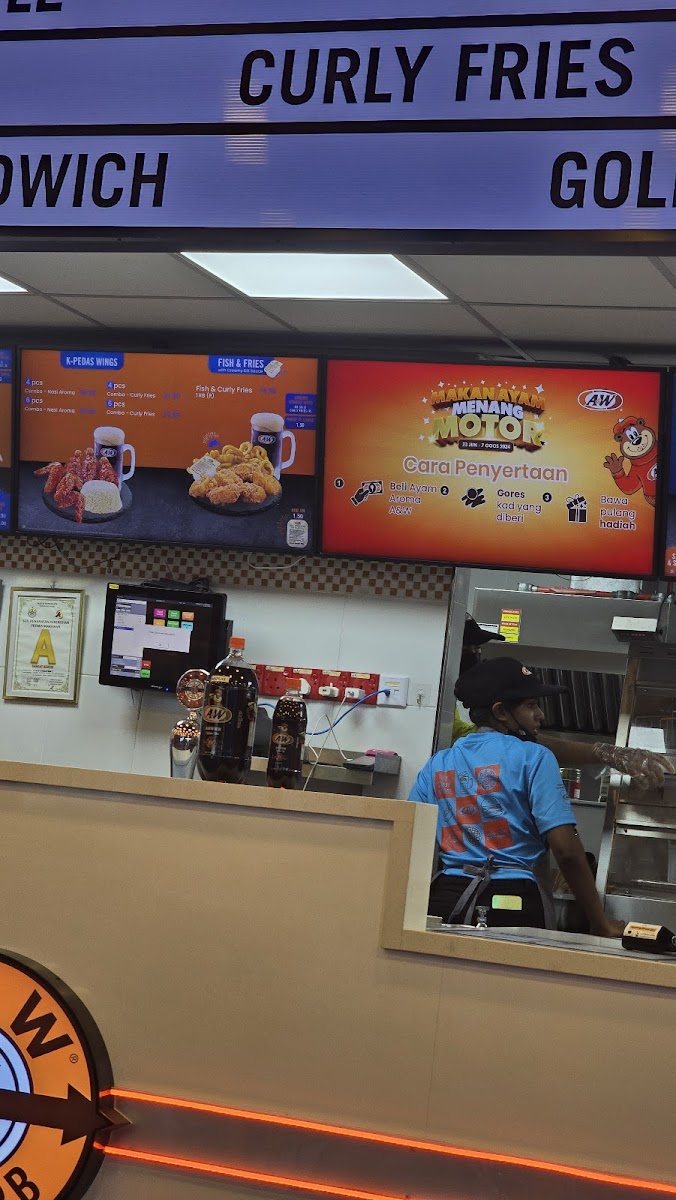 A&W Batu Kawan DT Photo Menu 8