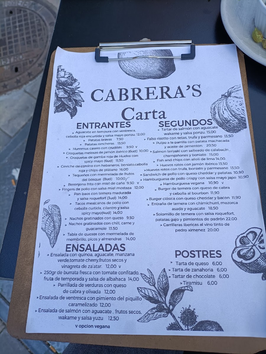 CABRERA'S Photo Menu 8