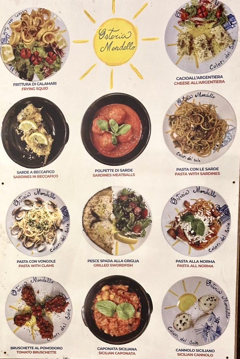 Osteria Mondello Photo Menu 4