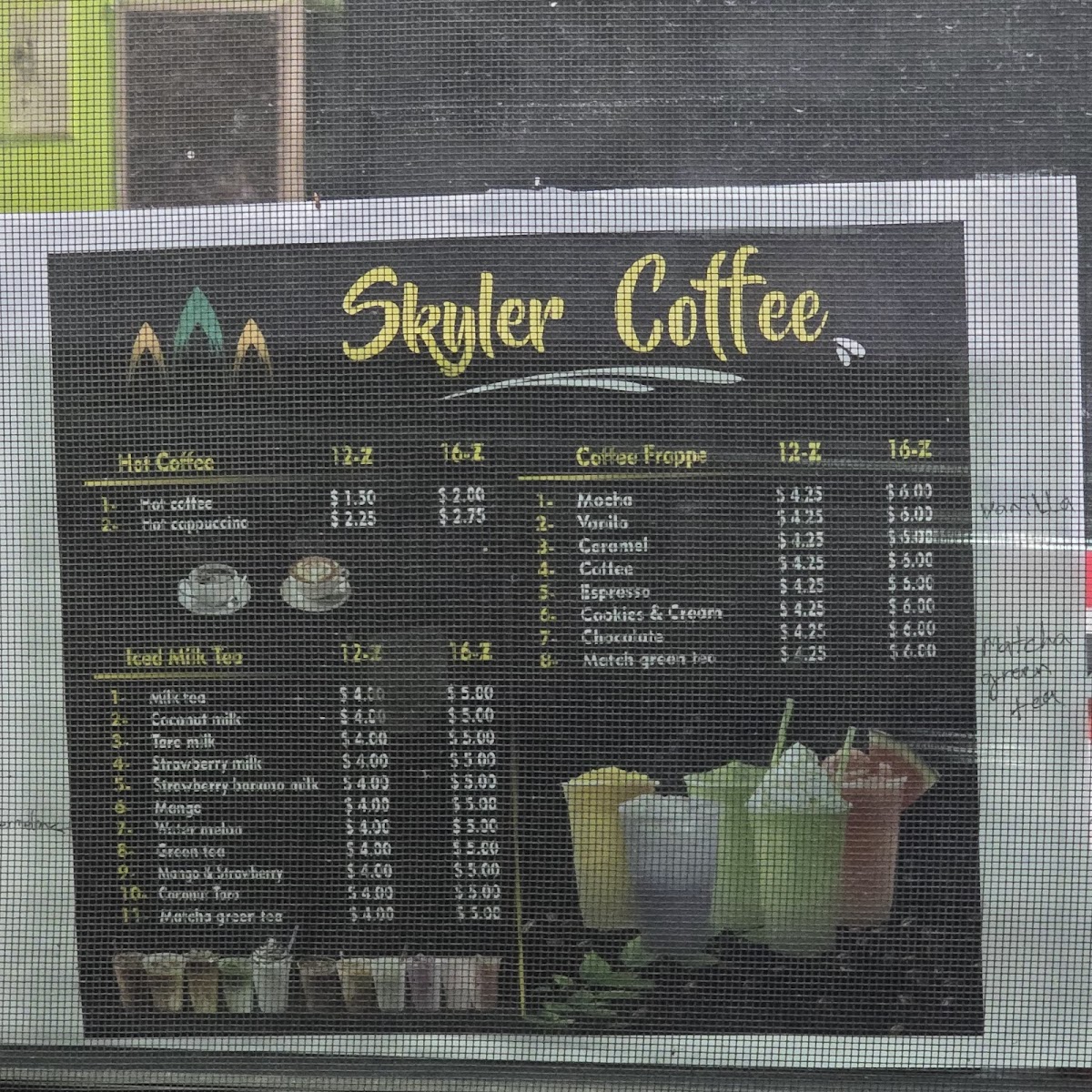 Skyler's China Cafe Photo Menu 3