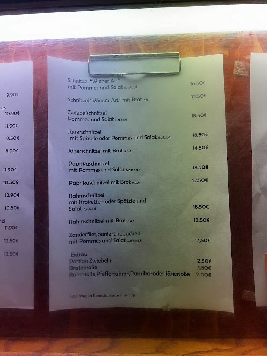 Zum Adler Photo Menu 7