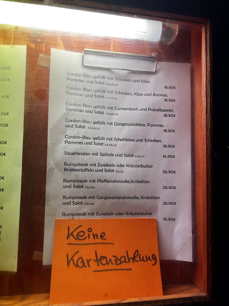 Zum Adler Photo Menu 8