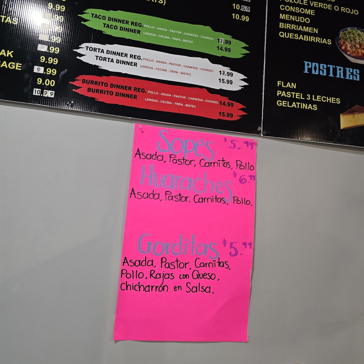 TACOS EL JEFE Photo Menu 4