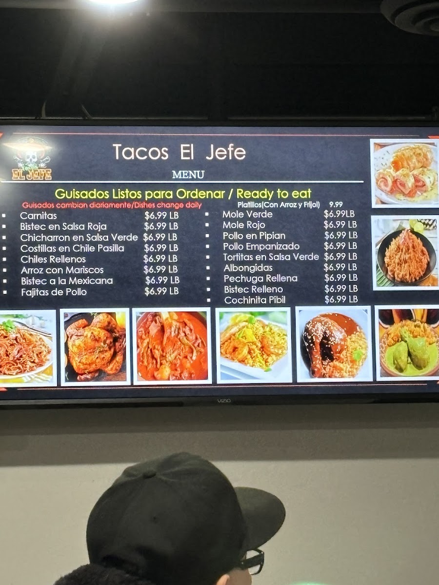 TACOS EL JEFE Photo Menu 5