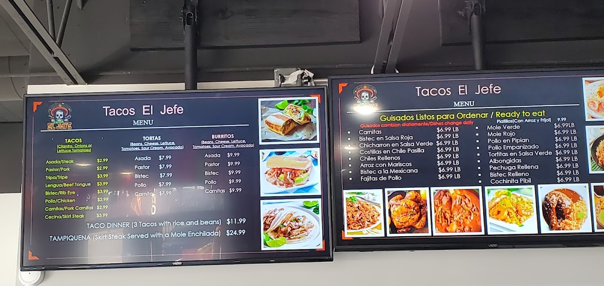 TACOS EL JEFE Photo Menu 6