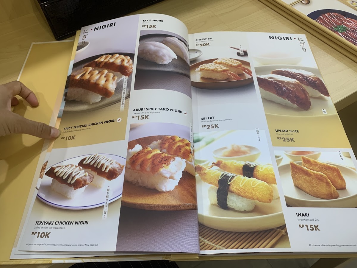 Sushi King Setiabudi One Photo Menu 1