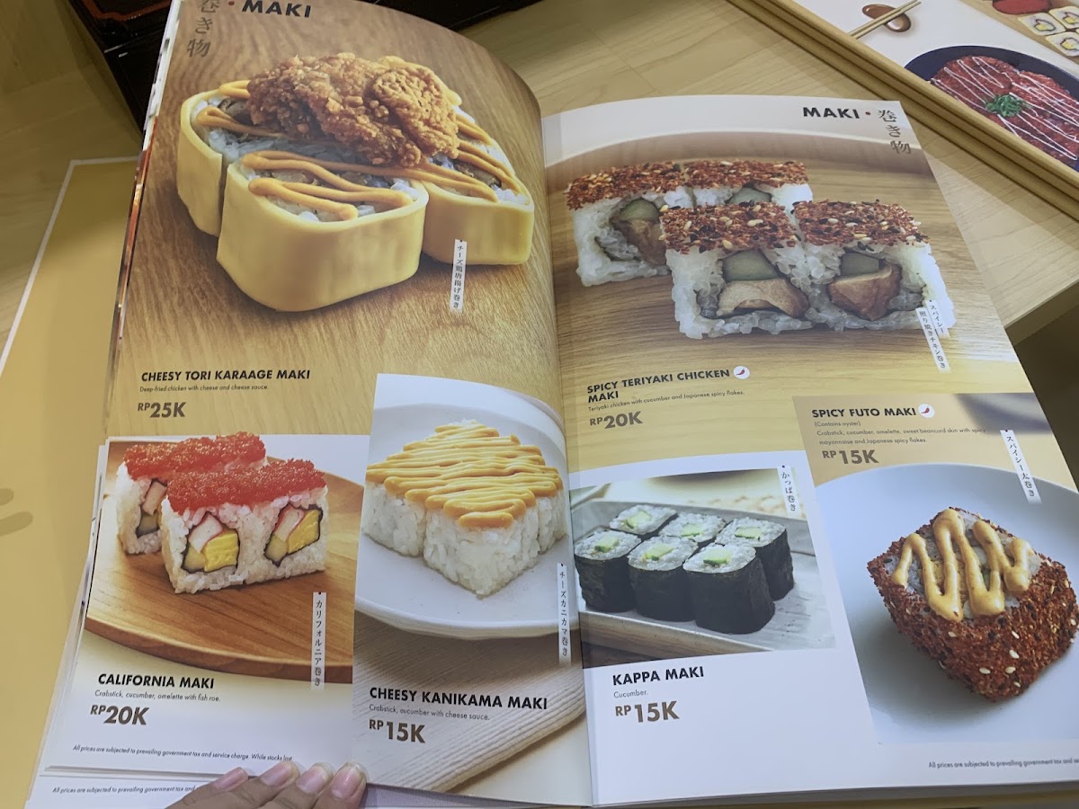 Sushi King Setiabudi One Photo Menu 10